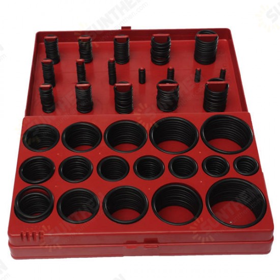 419 Pieces Rubber O Ring Seal Plumbing Garage Assortment Set With Case