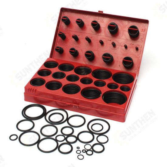 419 Pieces Rubber O Ring Seal Plumbing Garage Assortment Set With Case