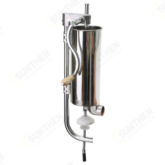 4L 304 Stainless Steel Sausage Stuffer Maker Meat Filler Machine Vertical Speed