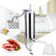 4L 304 Stainless Steel Sausage Stuffer Maker Meat Filler Machine Vertical Speed 4L 304 Stainless Steel Sausage Stuffer Maker Meat Filler Machine Vertical Speed