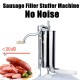 4L 304 Stainless Steel Sausage Stuffer Maker Meat Filler Machine Vertical Speed