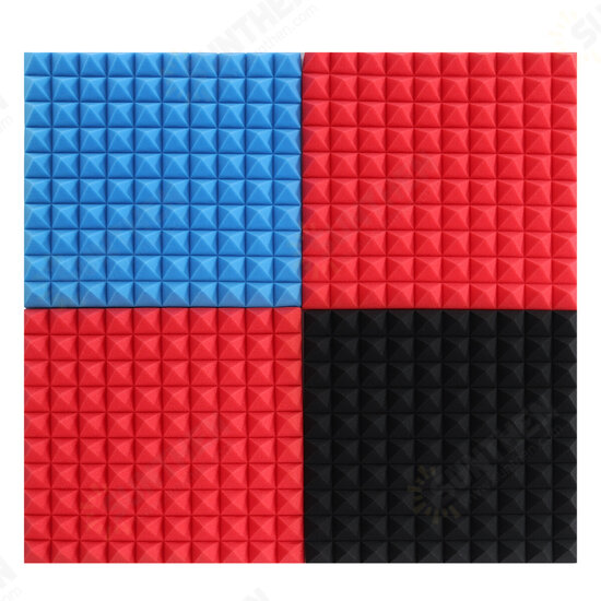 4Pcs 50x50x5cm Soundproofing Foam Acoustic Wall Panels Studio Soundproof Foam 4Pcs 50x50x5cm Soundproofing Foam Acoustic Wall Panels Studio Soundproof Foam