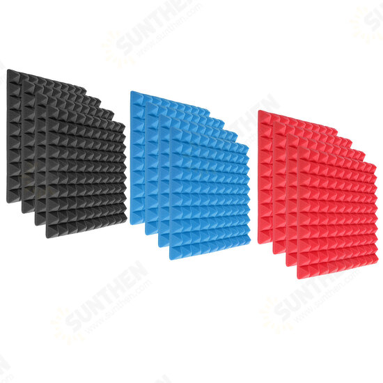 4Pcs 50x50x5cm Soundproofing Foam Acoustic Wall Panels Studio Soundproof Foam 4Pcs 50x50x5cm Soundproofing Foam Acoustic Wall Panels Studio Soundproof Foam