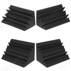 4Pcs Corner Acoustic Bass Trap Acoustic Foam for Wall Soundproof Sponge Absorption 4Pcs Corner Acoustic Bass Trap Acoustic Foam for Wall Soundproof Sponge Absorption