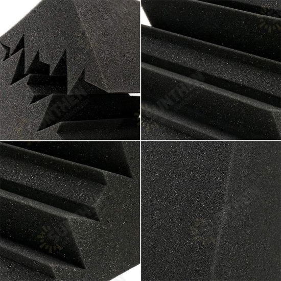 4Pcs Corner Acoustic Bass Trap Acoustic Foam for Wall Soundproof Sponge Absorption