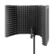 5 Plate Folding Recording Microphone Wind Screen Soundproof Insolation Shield