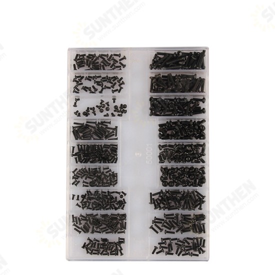 500Pcs Durable Mini Screw DIY Kit 18 Types Assemble Laptop Repair Screw Fastener 500Pcs Durable Mini Screw DIY Kit 18 Types Assemble Laptop Repair Screw Fastener