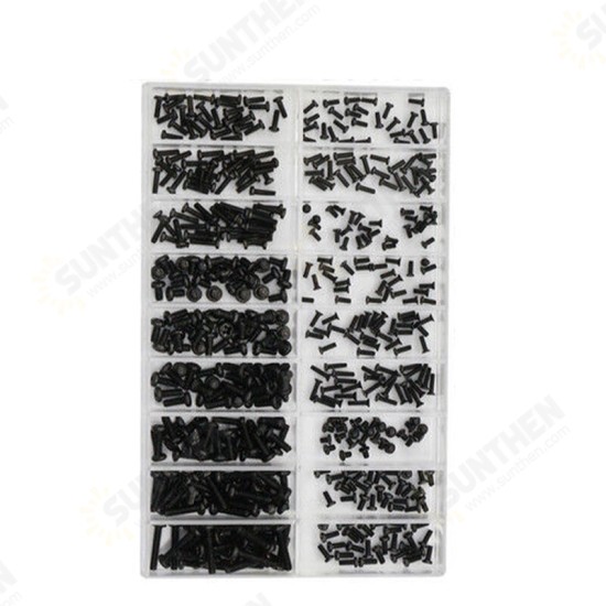 500Pcs Durable Mini Screw DIY Kit 18 Types Assemble Laptop Repair Screw Fastener