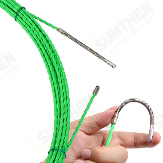 5/10/15/20/25/30/50m Electrical Fish Tape Cable Push Puller Rodder POM Wire 4mm