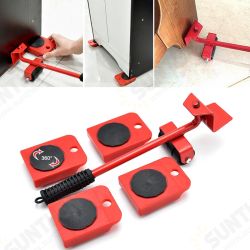 5PCS Furniture Lifter Easy Moving Sliders Mover Tool Set Roller Move Tools 5PCS Furniture Lifter Easy Moving Sliders Mover Tool Set Roller Move Tools