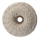 5Pcs 200Mx3mm Natural Beige Cotton Twisted Cord Rope Braided Wire DIY Craft Macrame String