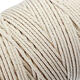 5Pcs 200Mx3mm Natural Beige Cotton Twisted Cord Rope Braided Wire DIY Craft Macrame String