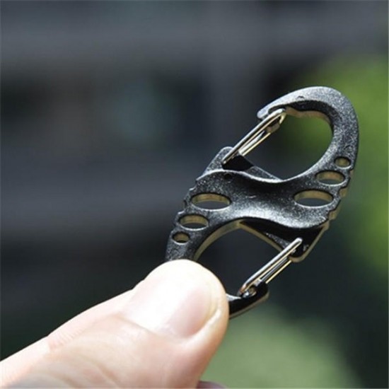 5pcs 8 Shape Carabiner Quick Hang Buckle for Outdoor Climbing Camping Hiking Travel