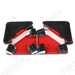5pcs Heavy Duty Furniture Slider Lifter Movers Tool Kit Roller Transport Trolley 5pcs Heavy Duty Furniture Slider Lifter Movers Tool Kit Roller Transport Trolley