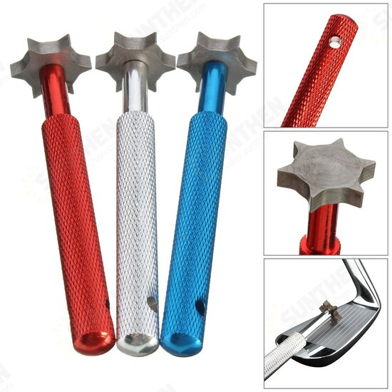 6 Cutters Golf Wedge Club Grooove Iron Club Grooove Tool Sharpener Cleaner Tools