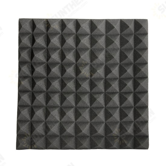 6Pcs 45x45x5cm Sound-absorbing Cotton Soundproof Cotton Foam Wall Muffler Spong