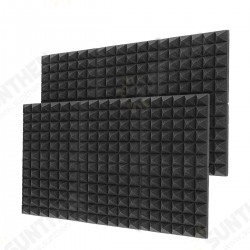 6Pcs Acoustic Foam Studio Soundproofing Foam Wedges Wall Tiles 12 x 12 x 2inch 6Pcs Acoustic Foam Studio Soundproofing Foam Wedges Wall Tiles 12 x 12 x 2inch