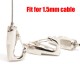 8pcs Picture Hanging System Self Locking Adjustable Hook - Perlon & Steel wire