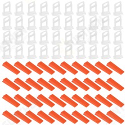 900PCS Tile Leveling Spacer System Tool Kit Wedge + Clips Locator Without Plier 900PCS Tile Leveling Spacer System Tool Kit Wedge + Clips Locator Without Plier