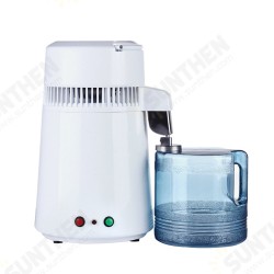 AC110V / 220V Housing Use Pure Water Distiller 4L Distilled Water Machine Distillation Purifier Stainless Steel Water Filter with English Manual AC110V / 220V Housing Use Pure Water Distiller 4L Distilled Water Machine Distillation Purifier Stainless Steel Water Filter with English Manual