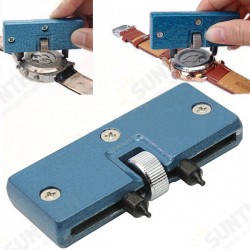 Adjustable Blue Watch Battery Change Back Case Cover Opener Remover Screw Wrench Repairing Tool Adjustable Blue Watch Battery Change Back Case Cover Opener Remover Screw Wrench Repairing Tool