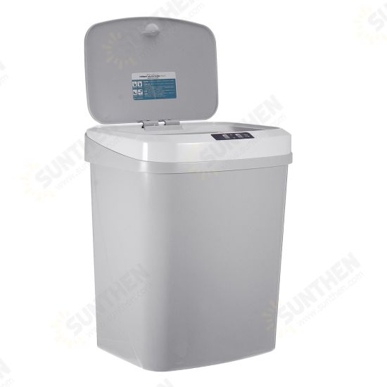 Automatic Intelligent Sensor Trash Bin Household Living Room Kitchen Bedroom Bathroom Trash Plastic Bin