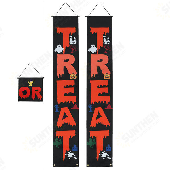 Banner of Door Curtain and Ghost Festivals Couplet Outdoor Decoration