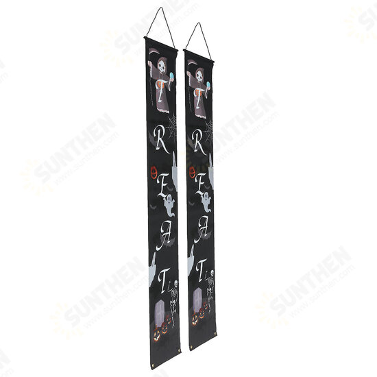 Banner of Door Curtain and Ghost Festivals Couplet Outdoor Decoration