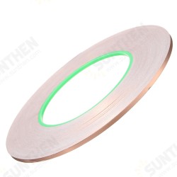 Copper Foil Tape 3mmx50m Conductive Adhesive Conductive Shielded Tape Copper Foil Tape 3mmx50m Conductive Adhesive Conductive Shielded Tape