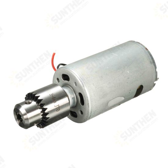 DC 12V-24V 555 Motor For DIY Electric Hand Drill With JT0 Chuck
