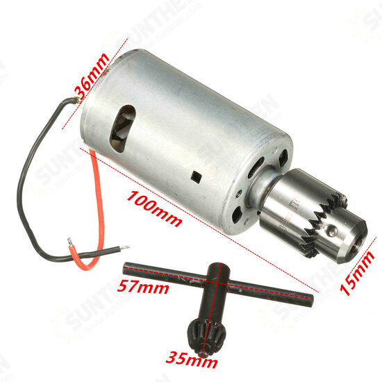 DC 12V-24V 555 Motor For DIY Electric Hand Drill With JT0 Chuck