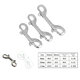 Double End Bolt Snap 316 Stainless Steel Hook Marine Grade Diving Clips Snap Key Double End Bolt Snap 316 Stainless Steel Hook Marine Grade Diving Clips Snap Key