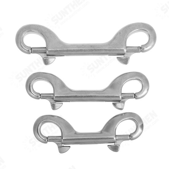 Double End Bolt Snap 316 Stainless Steel Hook Marine Grade Diving Clips Snap Key