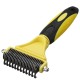 Double Sides Pet Dog Fur Brush Comb Dog Cat Grooming Deshedding Trimmer Tool Pet Rake 12/23 Blades Double Sides Pet Dog Fur Brush Comb Dog Cat Grooming Deshedding Trimmer Tool Pet Rake 12/23 Blades
