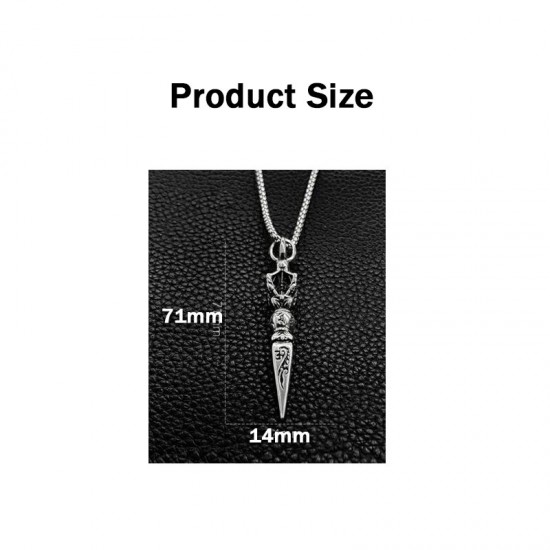 EDC Self defensee Gear TitanIium Steel Necklace Knife Beads Pendant Paracord Outdoor DIY Decorations Outdoor Personal Safety Tool