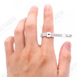 Finger Ring Sizer Measuring Tool US UK EU JP/KR Size Jewelry Easy To Use Alloy Gauge Ring Gauge Tool New Equipments Tester Finger Ring Sizer Measuring Tool US UK EU JP/KR Size Jewelry Easy To Use Alloy Gauge Ring Gauge Tool New Equipments Tester