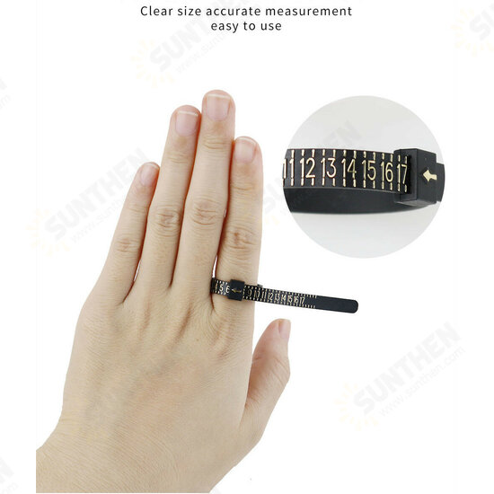 Finger Ring Sizer Measuring Tool US UK EU JP/KR Size Jewelry Easy To Use Alloy Gauge Ring Gauge Tool New Equipments Tester Finger Ring Sizer Measuring Tool US UK EU JP/KR Size Jewelry Easy To Use Alloy Gauge Ring Gauge Tool New Equipments Tester