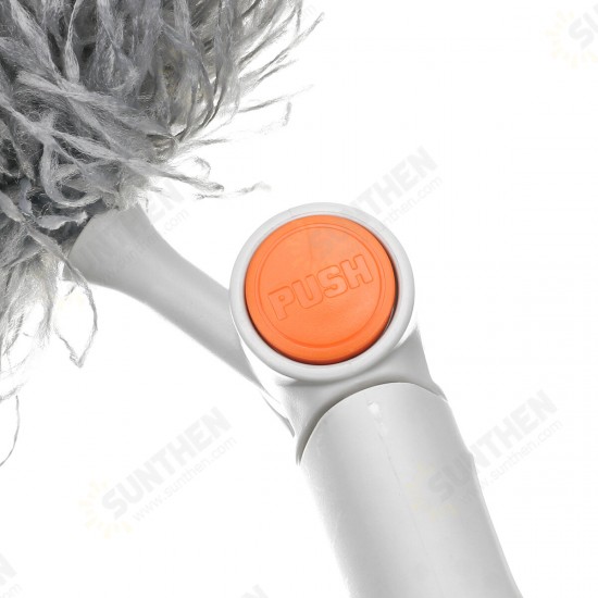 Microfiber Feather Dusters with 270° Rotation Head Extension Pole for Cleaning Tool