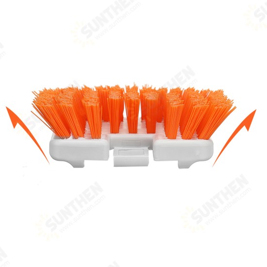 Scrubs Tub and Tile Brush Refill Replacement Scrubber Head Stiff Bristle Grout Brush for Cleaning Shower Kitchen Outdoor Tough Grime Fit MBB001&MBS001