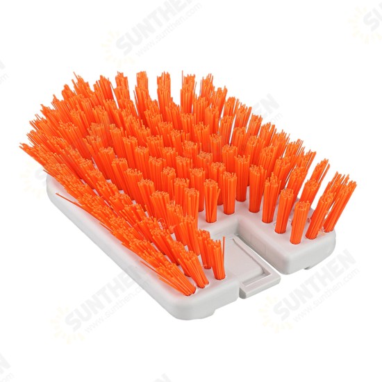 Scrubs Tub and Tile Brush Refill Replacement Scrubber Head Stiff Bristle Grout Brush for Cleaning Shower Kitchen Outdoor Tough Grime Fit MBB001&MBS001