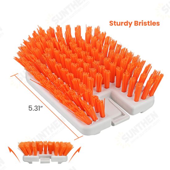 Scrubs Tub and Tile Brush Refill Replacement Scrubber Head Stiff Bristle Grout Brush for Cleaning Shower Kitchen Outdoor Tough Grime Fit MBB001&MBS001 Scrubs Tub and Tile Brush Refill Replacement Scrubber Head Stiff Bristle Grout Brush for Cleaning Shower Kitchen Outdoor Tough Grime Fit MBB001&MBS001