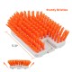 Scrubs Tub and Tile Brush Refill Replacement Scrubber Head Stiff Bristle Grout Brush for Cleaning Shower Kitchen Outdoor Tough Grime Fit MBB001&MBS001