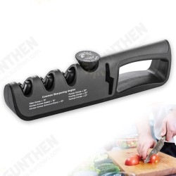 Angle Adjustable 4 Stages Scissors Sharpening Stone Professional Kitchen Grinder Knife Whetstone Sharpener Tool Angle Adjustable 4 Stages Scissors Sharpening Stone Professional Kitchen Grinder Knife Whetstone Sharpener Tool