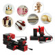 Mini 6 in 1 Lathe Machine for DIY Assembly of Sawing Machine, Grinder, Driller, Wood Lathe, Metal Lathe, Miller.