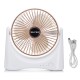 Mini USB Desktop Fan Rechargeable 3 Speed Portable Handheld Travel Home Office