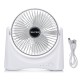 Mini USB Desktop Fan Rechargeable 3 Speed Portable Handheld Travel Home Office