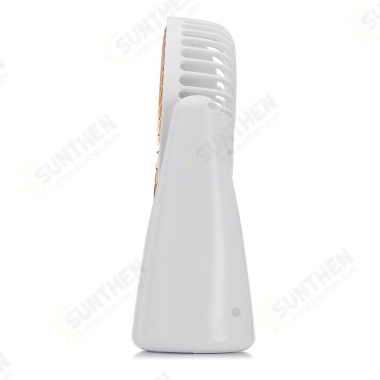 Mini USB Desktop Fan Rechargeable 3 Speed Portable Handheld Travel Home Office