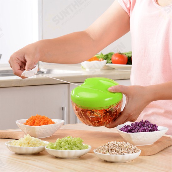 Multifunction Manual Food Chopper Shredder Kitchen Onion Chopper Manual Garlic Cutter Blade Juicer Slicer Vegetable Chopper