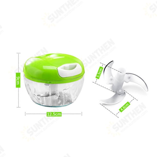 Multifunction Manual Food Chopper Shredder Kitchen Onion Chopper Manual Garlic Cutter Blade Juicer Slicer Vegetable Chopper