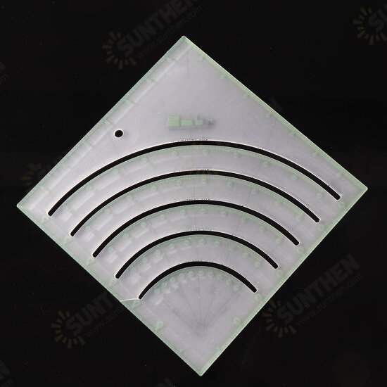 Multifunctional Acrylic Arcs & Fans Quilt Paper Fabric Circle Cutter Ruler Multifunctional Acrylic Arcs & Fans Quilt Paper Fabric Circle Cutter Ruler